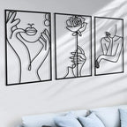 Contemporary Metal Silhouette Wall Art