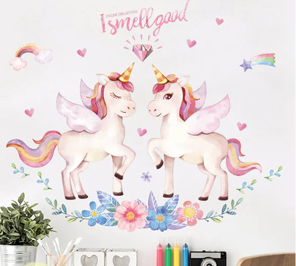 Magical Unicorn Wall Decals for Children