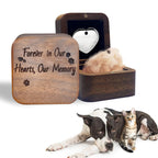 Walnut Wood Pet Memorial Box
