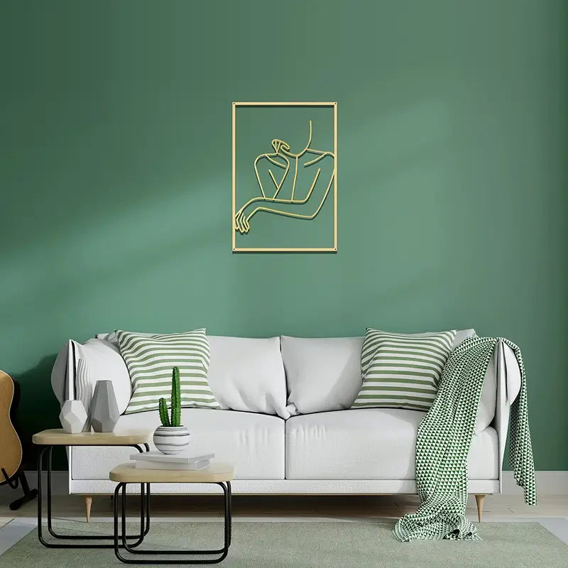 Contemporary Metal Silhouette Wall Art